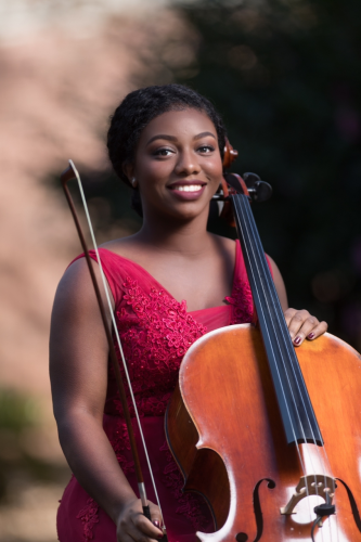 Cello instructor Jordyn