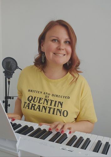 Piano instructor Polina